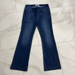 Jules & James Boutique Stretchy Pull on Boot Cut Denim Jeans.  Sz XL